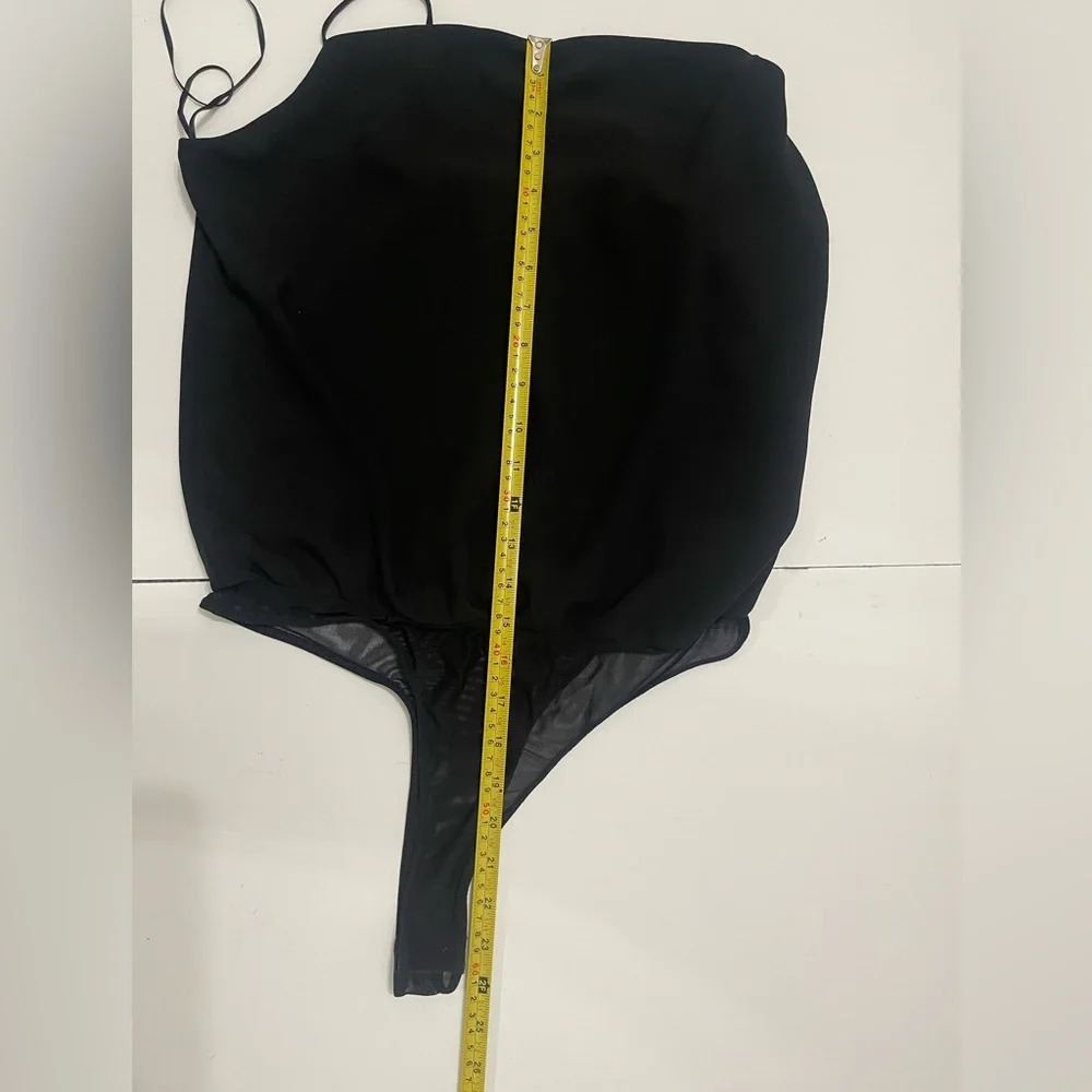 ASTR COWL DRAPE NECK BODYSUIT Sz Large - Picture 10 of 10